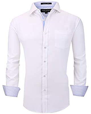 Tommy Hilfiger solid color non iron shirt in a slim fit style