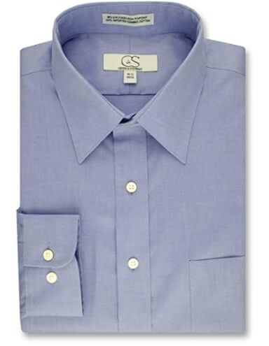 C&S non iron shirt in a blue and classic fit design
