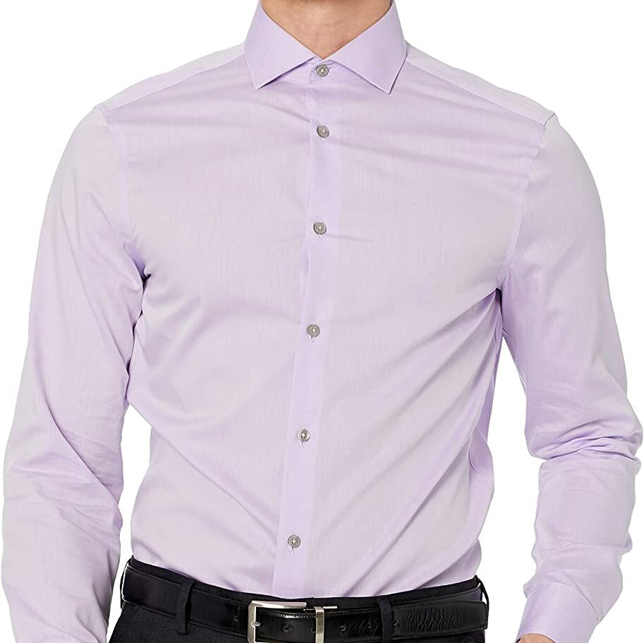 Calvin Klein Men's non iron shirt in liliac color