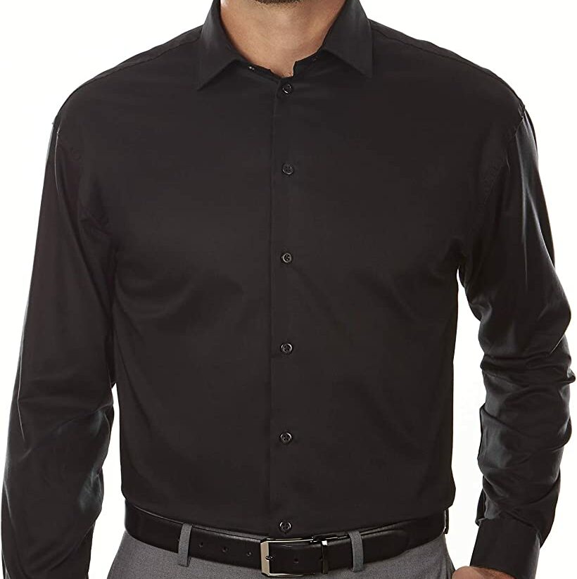 Kenneth cole's unlisted non iron black shirt
